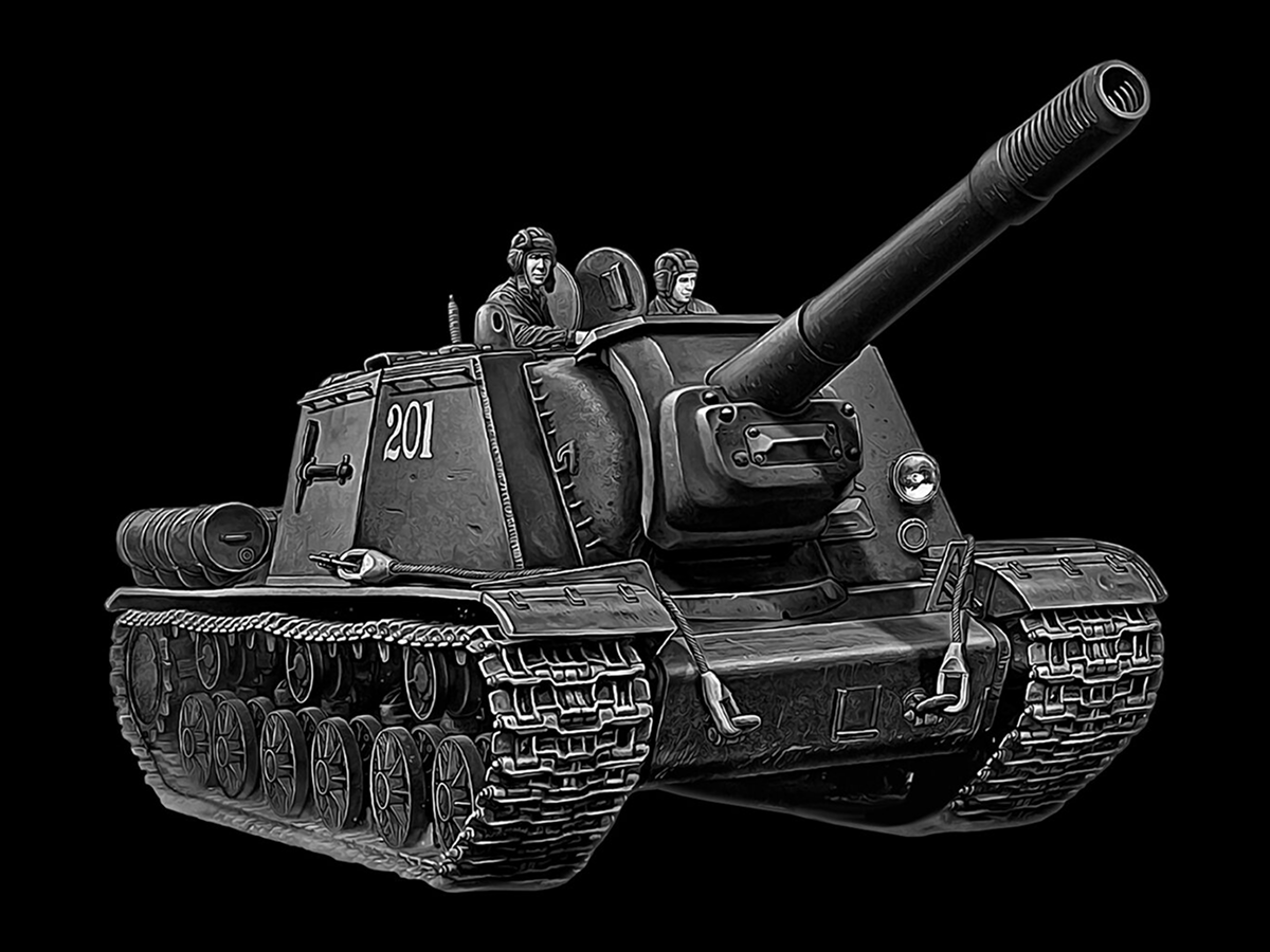 Гравировка Военные Танк — Гравировка, товар №657